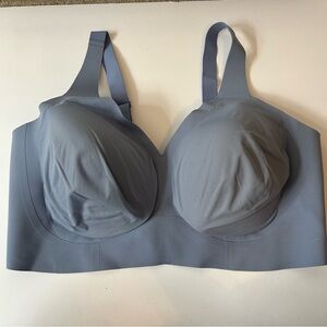 Evelyn Bobbie 3XL The Starlette Plunge Bra Light Blue Wireless Padded Bra